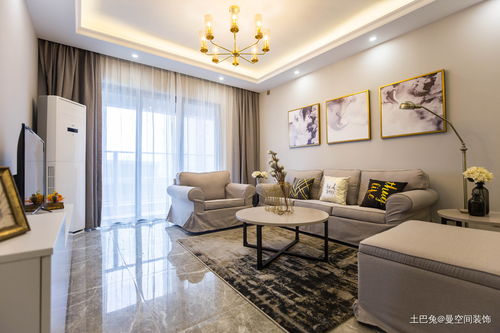 105平現代簡約三居裝修效果案例賞析