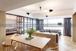 時代晶科名苑北歐風格3居135㎡裝修案例 自然光與功能性交織的溫馨家園